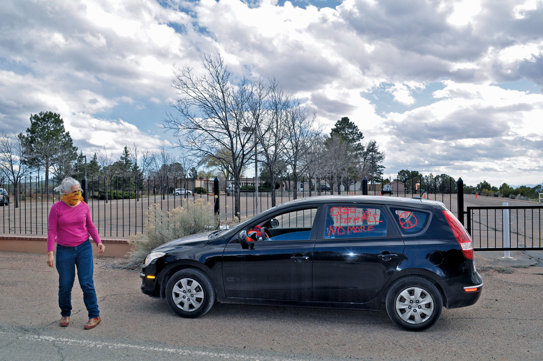 coronavirus prisoner release protester